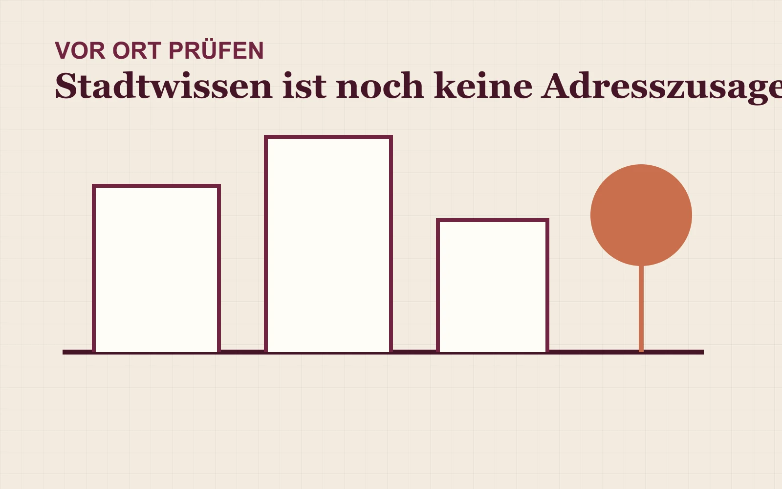 Illustration eines adressbezogenen Stadtdossiers